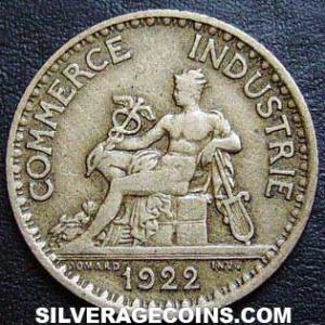 1922 French Franc (Reverse)