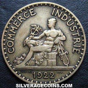 1922 French 2 Francs (Reverse)