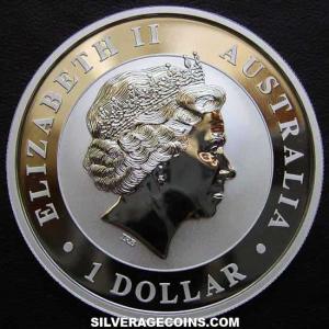 2016 P Elizabeth II Australian Dollar 1 Ounce Silver Koala (Obverse)