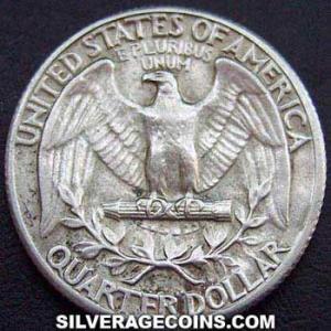 1934 medium motto United States "Washington" Silver Quarter Dollar (Reverse)