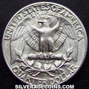 1942 United States "Washington" Silver Quarter Dollar (Reverse)