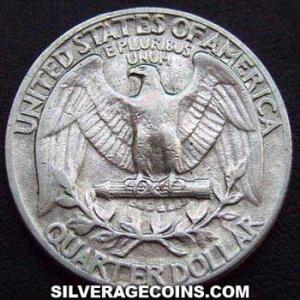 1944 United States "Washington" Silver Quarter Dollar (Reverse)