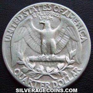 1946 United States "Washington" Silver Quarter Dollar (Reverse)