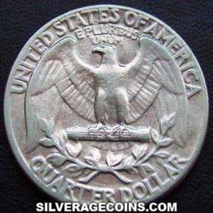 1953 United States "Washington" Silver Quarter Dollar (Reverse)