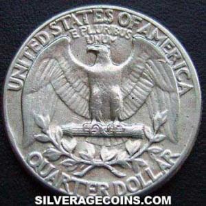 1960 United States "Washington" Silver Quarter Dollar (Reverse)