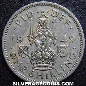 1949 George VI British Shilling (Scotland) (Reverse)