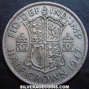 1947 George VI British Half Crown (Reverse)