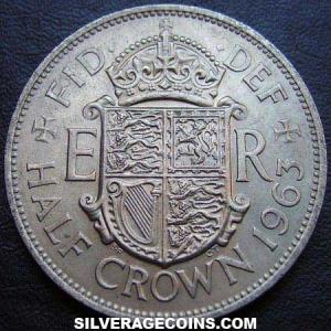 1963 Elizabeth II British Half Crown (Reverse)