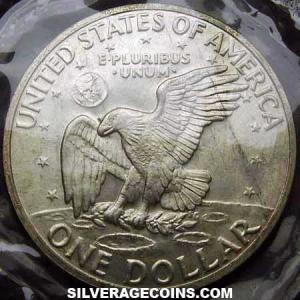 1971 S United States "Eisenhower" Silver Clad Dollar (Reverse)