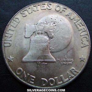 1976 D type I United States "Eisenhower" Dollar (Bicentennial) (Reverse)