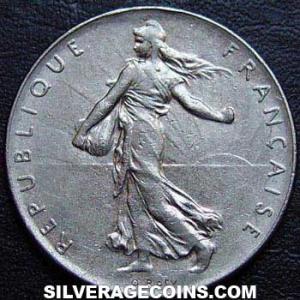 1975 French New Franc (Obverse)