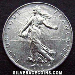 1991 French New Franc (Obverse)