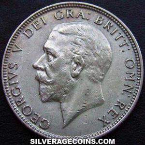 2 Chelines (Florin) de Plata Británicos de Jorge V 1935 (Anverso)