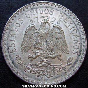 1938 Mexican Silver Peso (Obverse)