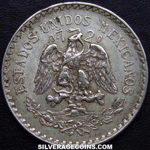 1940 Mexican Silver Peso (Obverse)