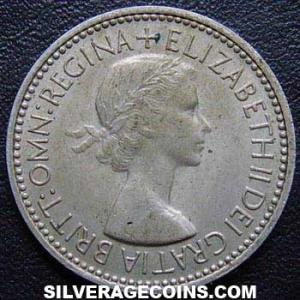 1953 Elizabeth II British Shilling (England) (Obverse)