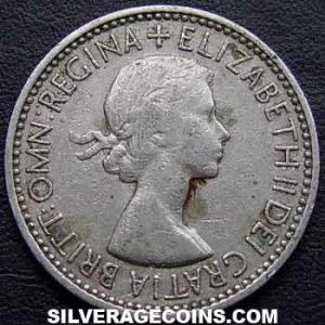 1953 Elizabeth II British Shilling (Scotland) (Obverse)