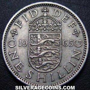 1965 Elizabeth II British Shilling (England) (Reverse)