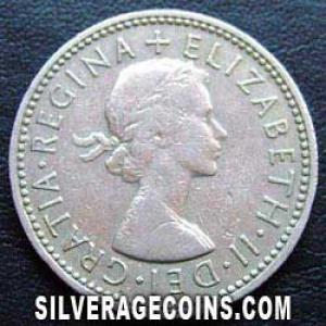 1962 Elizabeth II British Shilling (Scotland) (Obverse)