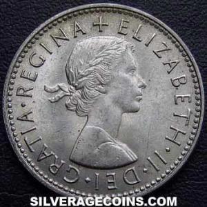 1966 Elizabeth II British Shilling (Scotland) (Obverse)