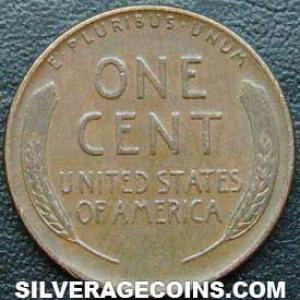 1941 D United States "Lincoln Wheat Penny" Bronze Cent (Reverse)