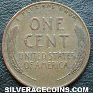 1955 D United States "Lincoln Wheat Penny" Cent (Reverse)