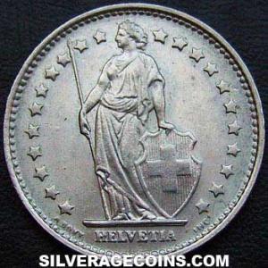 1968 B Swiss Franc (Obverse)