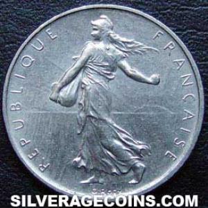 1965 small legends French Half New Franc (Obverse)