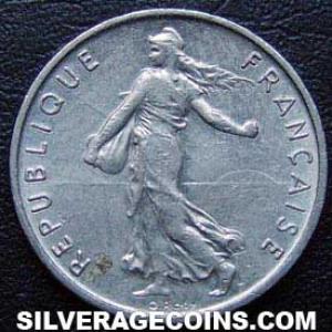 1966 French Half New Franc (Obverse)