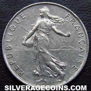 1975 French Half New Franc (Obverse)