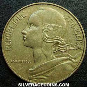 1978 French 20 New Centimes (Obverse)
