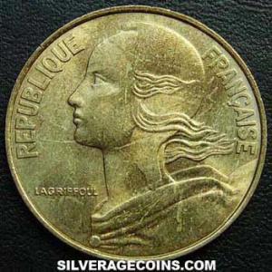 1983 French 20 New Centimes (Obverse)