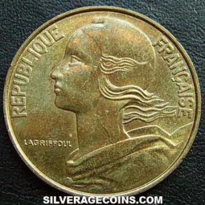 1995 French 20 New Centimes (Obverse)