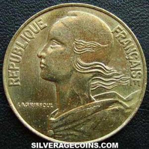 2000 French 20 New Centimes (Obverse)