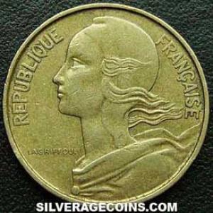 1969 French 10 New Centimes (Obverse)