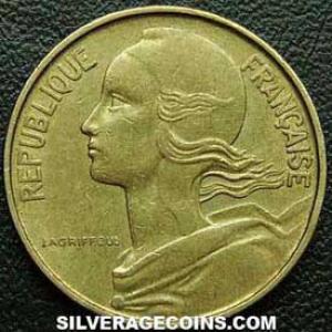 1971 French 10 New Centimes (Obverse)