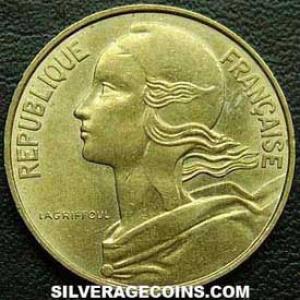 1983 French 10 New Centimes (Obverse)