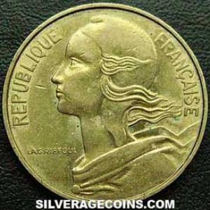 1984 French 10 New Centimes (Obverse)