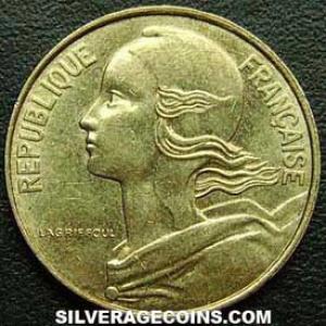 1985 French 10 New Centimes (Obverse)