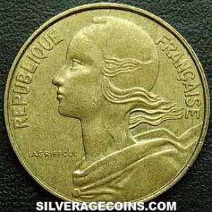 1986 French 10 New Centimes (Obverse)