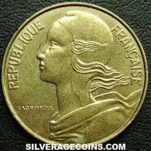 1987 French 10 New Centimes (Obverse)