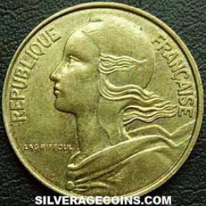 1993 French 10 New Centimes (Obverse)