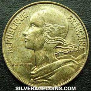 1995 French 10 New Centimes (Obverse)