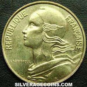 10 Nuevos Céntimos Franceses 1998 (Anverso)
