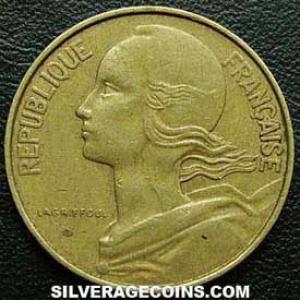 1962 French 10 New Centimes (Obverse)