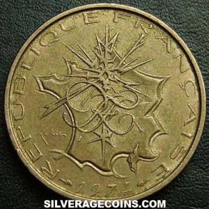 1974 French 10 New Francs (Obverse)