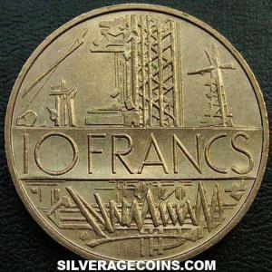 1976 French 10 New Francs (Reverse)