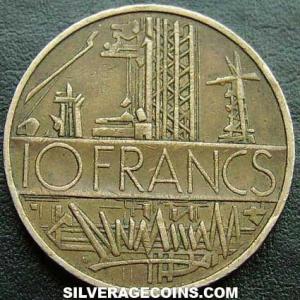 1978 French 10 New Francs (Reverse)