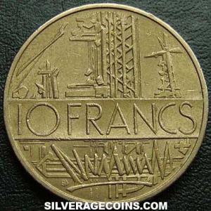 1984 French 10 New Francs (Reverse)