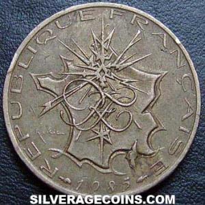 1985 French 10 New Francs (Obverse)